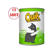 Quik Biftekli Ve Sebzeli Kedi Konservesi 415 Gr 12 Ad