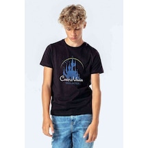 Tshirthane Castlevania Wallachia Baskılı Unisex Çocuk Siyah T-Shirt