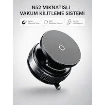 Mıknatıslı Araç Telefon Tutucu Vakum Teknolojili 360 Ayarlanabilir 11938658