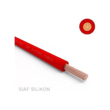 1X10 Siaf Silikon %100 Bakır Isıya Dayanıklı Kablo 1 Metre