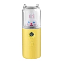 Tenfowee Usb Şarjlı Taşınabilir Nemlendirici Ve Dezenfektan Sprey Cihazı - Sarı Tavşan Desenli