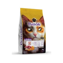 Petiva Kısırlaştırılmış Kuzu Etli Yetişkin Kedi Maması 3 KG