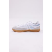 Dijital Baskı Unisex Beyaz-mavi Sneaker Ayakkabı Beyaz-mavi