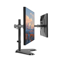 Ergoflex EF42 Steel Design 2-8 kg Çift Kol Asansörlü 13"-27" Desktop Monitör Standı