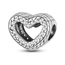 Nur Silver Kalp Gümüş Charm Nur-bl00328