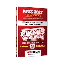Yediiklim 2027 Kpss Genel Kültür Konularına Göre Düzenlenmiş Tamamı Çözümlü Çıkmış Sorular