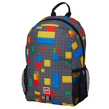 20281-2607 Orta Boy Çocuk Sırt Çantası - Renkli Lego Yapım Parçası
