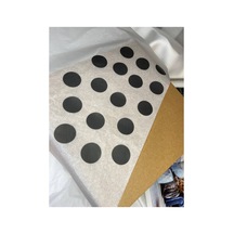 Siyah Puantiye Boş Etiket Yuvarlak Yazı Yazılabilir Labels Blank İşaret Küçük Sticker 3 Cm - 50li Çok Renkli