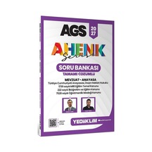 Yediiklim 2027 Meb-ags Mevzuat-anayasa Soru Bankası Çözümlü Ahenk Serisi - Bülent Tanık