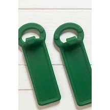 2 Adet Sert Plastik Konserve/ Kavanoz Açacağı-yeşil Beyaz Diğer