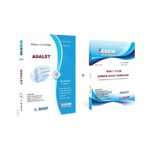 Egem Aöf Adalet 1. Sınıf Güz Kitabı Seti