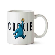 Cookie Monsters Kurabiye Canavarı Basketbolcu İki Tarafı Baskılı Kupa Bardak.jpg