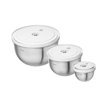Zwilling Fresh & Save Vakumlu Saklama Kase Seti S/m/l Paslanmaz Çelik Zw-1031017 Zwilling Renkli