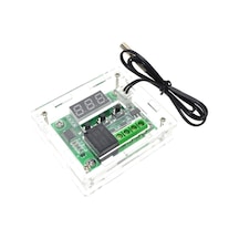 2 Adet Kutulu W1209 12v Dc Dijital Termostat