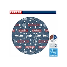 Bosch Expert O780 150 Mm 240 Kum 50'li Cırtlı Folyo Zımpara Diski 2608902454