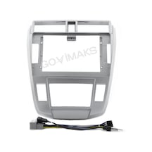 Govimaks Honda Cıty 2009-2011 Dıjıtal Uyumlu 10,1" Gümüş Androıd Multimedya Çerçevesi - Soket