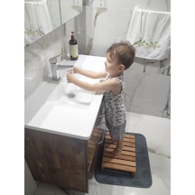 ÇOCUK VE YETİŞKİN AHŞAP LAVABO ÖNÜ VE KLOZET BASAMAĞI