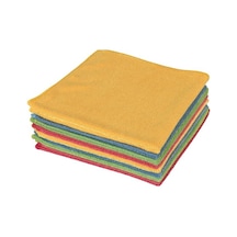Spark Kadife Dokulu Genel Temizlik Bezi 12 Adet Çok Renkli 40 x 40 CM 50 G