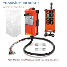 Vinç Kumandası Kablosuz Endüstriye Kontrol Makine Uzaktan Kumanda Ac 220 - 380 Volt