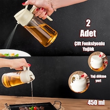 Porsima Alk-3154 2 Li Çok Amaçlı Cam Sprey Şişe Yağlık Yağdanlık