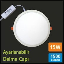 15w Ayarlı Led Panel Sıva Altı 1. Sınıf