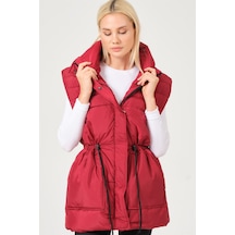 Dewberry Bayan Yelek Z6747 Bordo