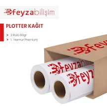 Feyza Bilişim Premium Opak 80gr Plankopya Kağıdı 75cmx175mt-2