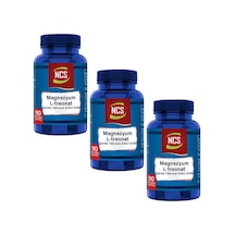 Ncs Magnezyum Magnesium L-Threonate Vejeteryan 90 Bitkisel Kapsül 3 Adet