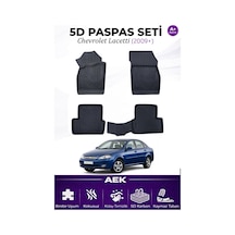 Chevrolet Lacetti 2008+ Araca Özel Havuzlu "karbon" Paspas Takımı