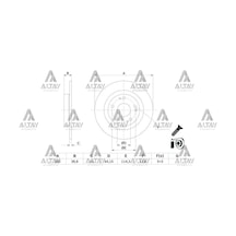 Bosch Fren Diski Civic 16-21 Fc5 1.5 Turbo Rs / Arka Düz 282-5 42510-tgn-g00