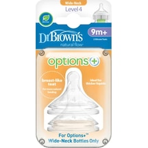 Dr Brown's 4.Seviye Geniş Ağız Silikon Options+ Biberon Emziği