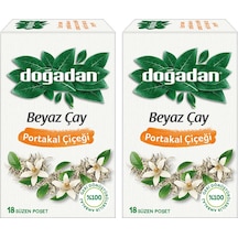 Doğadan Portakal Çiçekli Bardak Poşet Beyaz Çay 2 x 18'li