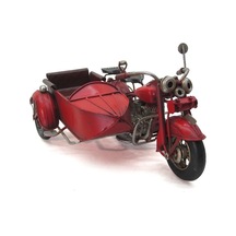 Dekoratif Metal Motosiklet Sepetli 1510A-7917