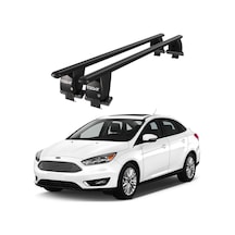 Royal Ford Focus Iıı 2011 - 2018 Uyumlu Siyah Kilitli Ara Atkı Port Bagaj Tavan Barı