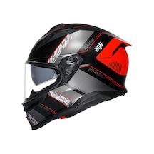 Agv Kask K7 Mplk Kyber Matt Black Red Renkli