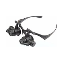 Gözlük Modeli 10x 15x 20x 25x Lens,2led Işıklı,büyüteç
