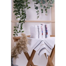 Homelover %100 Organik Pamuk 12'li Mutfak, Misafir Havlusu 30x30 Çoklu