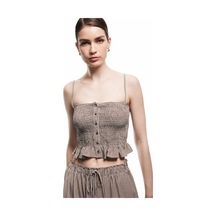 Koton Koton X Melis Ağazat - Viskon Crinkle Kumaş Düğmeli İnce Askılı Pötikareli Crop Bluz Kahverengi Ekose 5sak30100pw Kahverengi Ekoseli Koton Koton X Melis Ağazat - Viskon Crinkle Kumaş Düğmeli İnce Askılı Pötikareli Crop Bluz Kahverengi Ekose 5sak30100pw Kahverengi Ekoseli