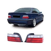 Bmw E36 1992.1998 2.kapı Oem Kırmızı Beyaz Arka Stop Lambası