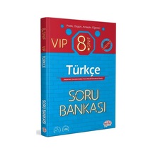 8.Sınıf Vıp Türkçe Soru Bankası Editör  Yayınları