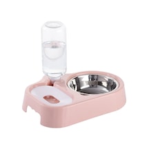 Mikopet Otomatik Su Sebilli Mama Kabı - Pembe