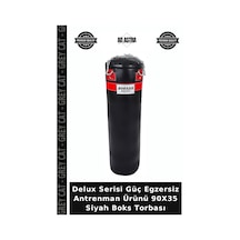 Delux Serisi Güç Egzersiz Antrenman Ürünü 90x35 Siyah Boks Torbası
