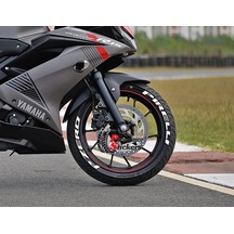 Pzero Motorsiklet Lastik Yazısı Sticker Beyaz 4 Adet