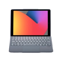 Apple T5506d İpad 10.2 9.nesil Kılıf Palermo Ledli Klavyeli Standlı Tablet Kılıfı - Siyah Diğer