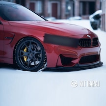 Kit Garaj Bmw F30 F80 M3 Parlak Siyah Ön Lip Plastik Boyalı