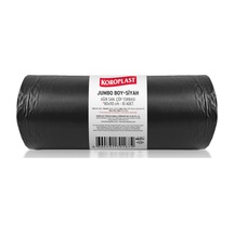 Koroplast Ağır Sanayi Çöp Torbası Jumbo Boy Siyah 10'lu 80x110 Cm