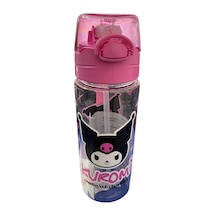 Kuromi Matara 500 Ml Açık Pembe Renk 1 Adet Lisanslı Suluk Okul Matarası Öğrenci Suluğu Açık Pembe