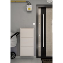 Ceha  3'lü Metal Ayakkabılık - Krem K.AYK-3 /AB1013 Krem