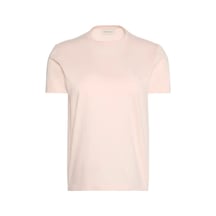 Calvin Klein Ss Monogram Crew Tee, Vg3 Pembe Kadın T-shirt