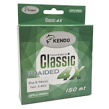 Kendo Classic 4x 150mt Apple Green İp Misina 0.14 mm